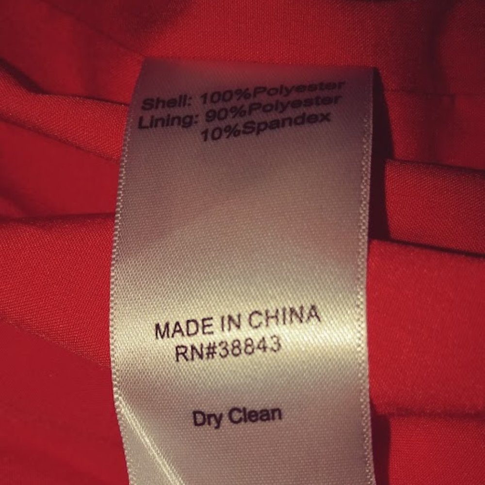 Sam Edelman Orange Coral Floral Sleeveless Smocked Handkerchief Hem dress Sz L - Picture 15 of 15